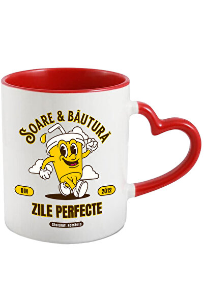 StoryGift Romania Cana Soare Si Bautura Zile Perfecte Relaxare Suc , 330ml, C...