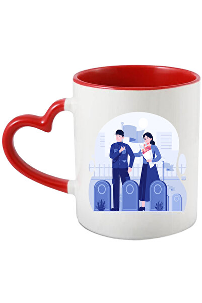 StoryGift Romania Cana Cu Zi Memoriala, Morminte, Buchet, Soldat, Steag, Mult...