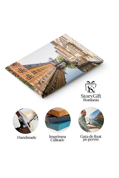 StoryGift Romania Tablou Canvas Orasul Gent Din Belgia Arhitectura Uimitoare, Belgium, Gent, Oras, Arhitectura, U