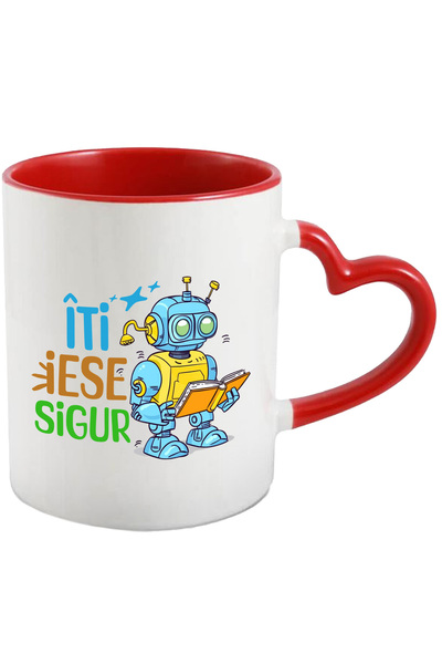 StoryGift Romania Cana Robot Citind Iti Iese Sigur Munceste Din Greu, 330ml, ...