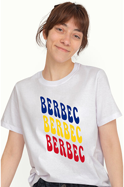 StoryGift Romania Tricou Femei Cuvantul Berbec, In Culorile Steagului Romaniei, Rosu, Galben, Alba Wht_m