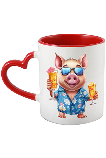 StoryGift Romania Cana Cu Un Porc In Concediu | Ilustratie | Intr-un Loc Exot...