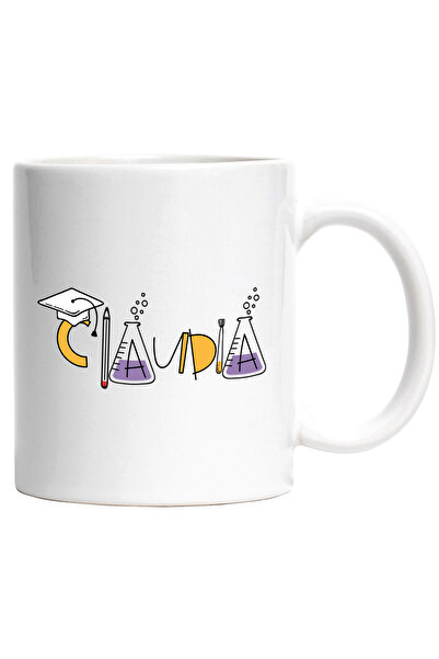 StoryGift Romania Cana Cu Numele Claudia, Scoala, Chimie, Materii, Algebra, G...