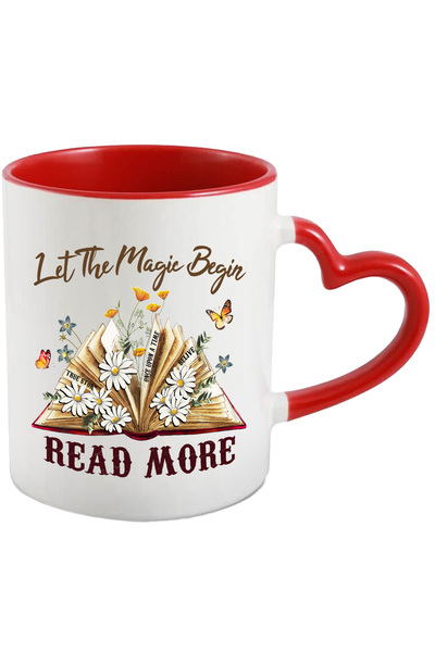 StoryGift Romania Cana Cu O Carte Deschisa Cu Mesajul "let The Magic Begin, R...