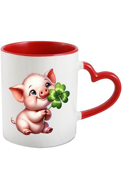 StoryGift Romania Mug - Pink - Ceramic