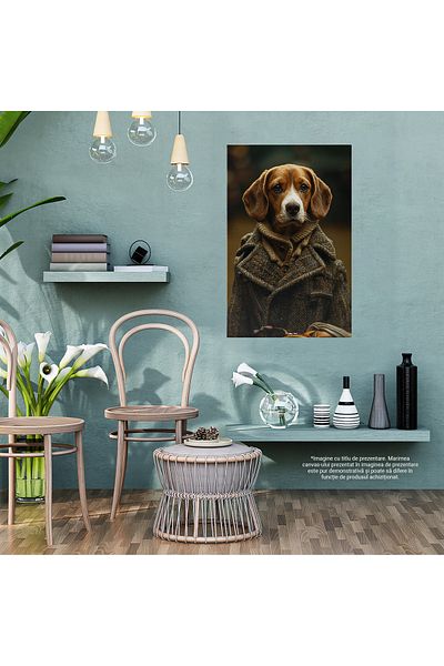 StoryGift Romania Tablou Canvas: Un Stil Canin De Invidiat - Modă Pe Patru Lăbuțe Pictura Digitala