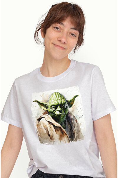 StoryGift Romania Tricou Femei Cu Yoda, Personaj, Razboiul Stelelor, Buline, ...
