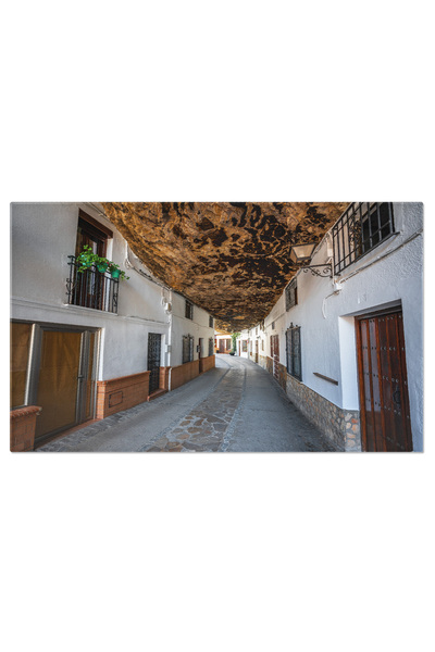 StoryGift Romania Tablou Canvas 140 x 90CM Strada Cuevas de la Sombra din Set...