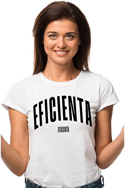 StoryGift Romania Tricou Femei Cuvantul Eficienta, Motivational, Self Help, I...