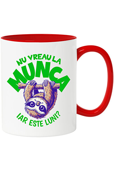 StoryGift Romania Cana Cu Animal Lenes Atarnat De Creanga Text Haios Nu Vreau...