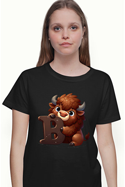 StoryGift Romania Tricou Femei Cu Un Zimbru Cu Litera "b", Ilustratie, Pentru...