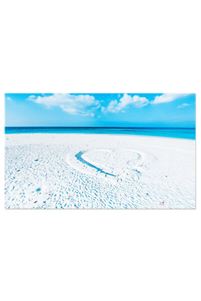 StoryGift Romania Tablou Canvas - Amor Pe Plaja: Inima, Vacanta Si Sentimente...