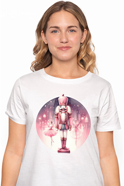 StoryGift Romania Tricou Femei Cu Un Spargator De Nuci, Soldat, Balerine, Roz...