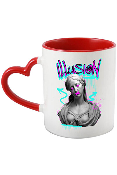 StoryGift Romania Cana Cu Statuie Greceasca Text Stil Graffiti Urban Illusion...