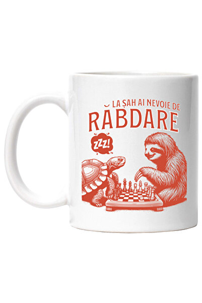 StoryGift Romania Cana Cu Jucatori De Sah Animal Lenes Si Broasca Testoasa Te...