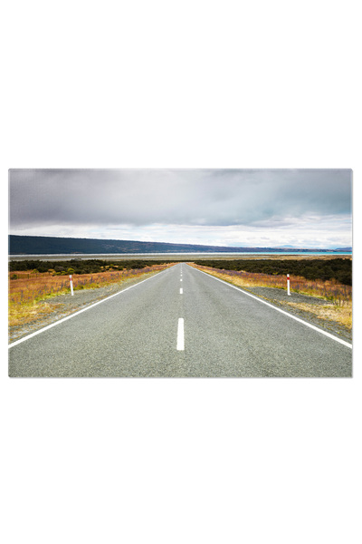 StoryGift Romania Tablou Canvas - Ape turcoaz și vârfuri maiestuoase din Noua...