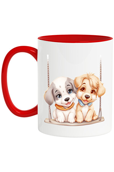 StoryGift Romania Cana Cu 2 Catelusi Care Se Dau In Leagan | Ilustratie | Rel...