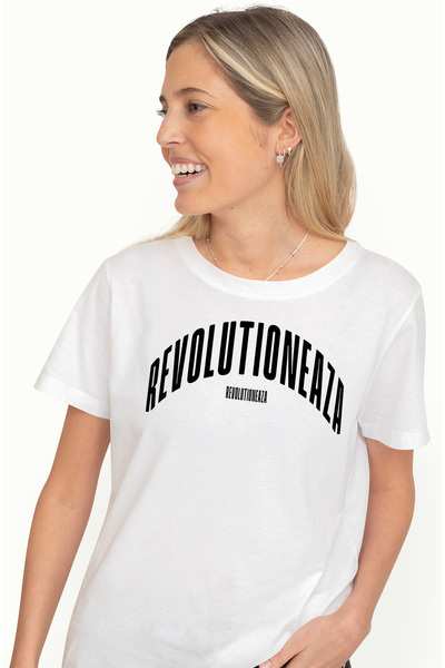 StoryGift Romania Tricou Femei Cuvantul Revolutioneaza, Motivational, Self He...