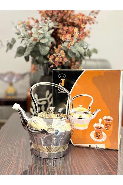 aljahwari Single tone steel teapot