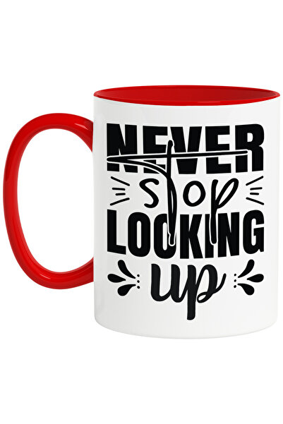 StoryGift Romania Cana Cu Un Text Motivational "never Stop Looking Up" - Nu T...