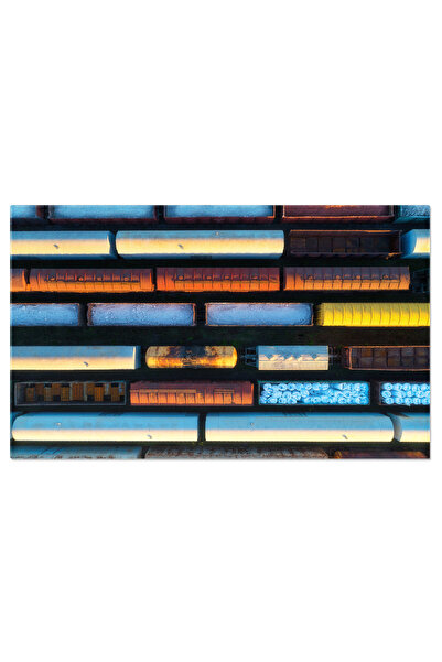 StoryGift Romania Tablou Canvas: Povestea Transportului Feroviar - Vagon, Tra...