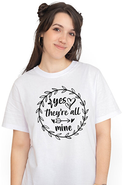 StoryGift Romania Tricou Femei Pentru O Mama Iubitoare Cu Mesajul "yes, They'...