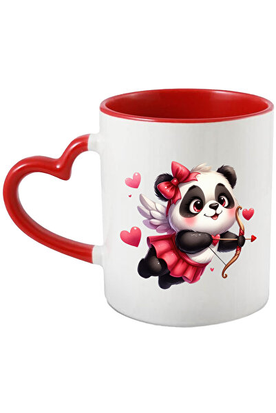 StoryGift Romania Cana Cu O Ursoaica Panda | Ilustratie | Cupidon | Trage Cu ...