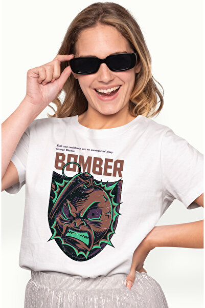 StoryGift Romania Tricou Femei Cu Grenada De Razboi Cu Chip, Text In Engleza Bomber, Lupte De Fron Wht_l