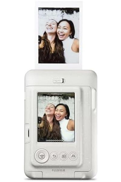 Fujifilm Instax Mini Liplay Hybrid Instant Camera (Misty White)