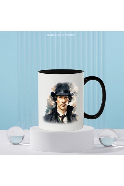 StoryGift Romania Sherlock Holmes Mug, Detective Series, British, Multicolor 330 ml, Wax, With ,STG