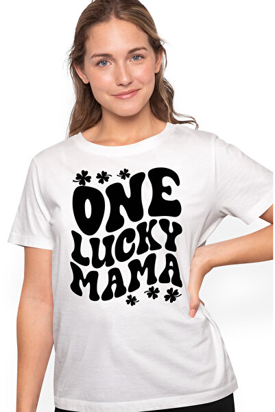 StoryGift Romania Tricou Femei Cu Trifoi Cu Patru Foi Si Mesajul In Engleza "...