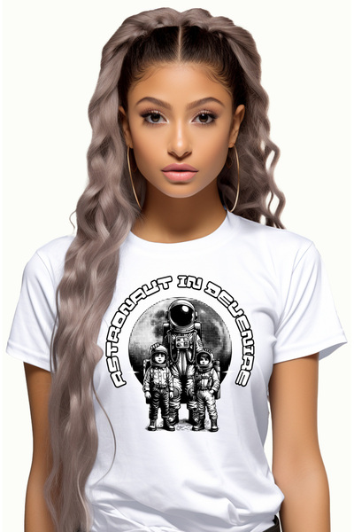 StoryGift Romania Tricou Femei Familie Copii, Mostenire Astronaut In Devenire...