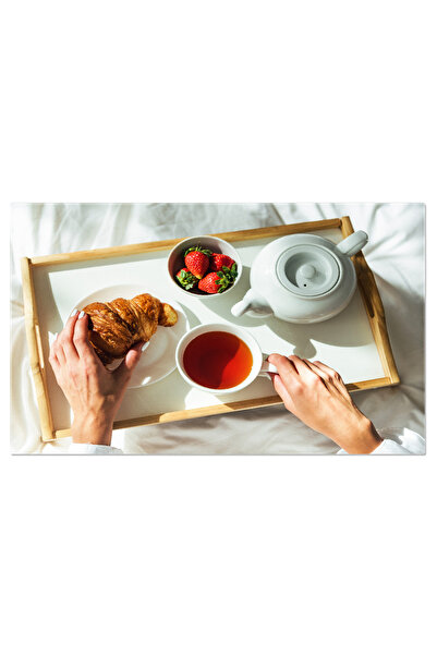 StoryGift Romania Tablou Canvas: Mic Dejun In Dormitor, Atmosfera Matinala - ...