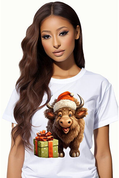 StoryGift Romania Tricou Femei Cu Un Zimbru Vesel Care A Primit Un Cadou De Craciun, Ilustratie, A Wht_m