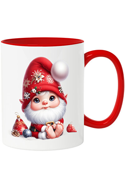 StoryGift Romania Cana Cu Un Spiridus Cu Barba | Ilustratie | Pitic | Caciula...