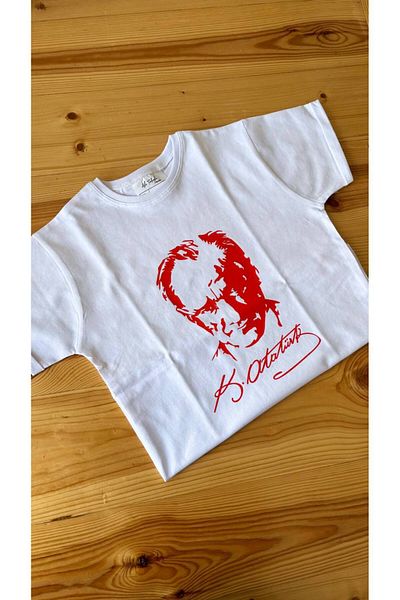 Aslı Türkoğlu Children's Unisex Ataturk Printed T-Shirt