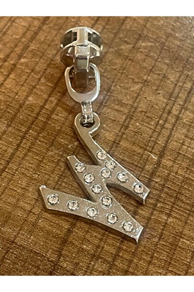 NİCE Fermuar Ucu, Taşlı Elcik "W" Figür - 200 adet