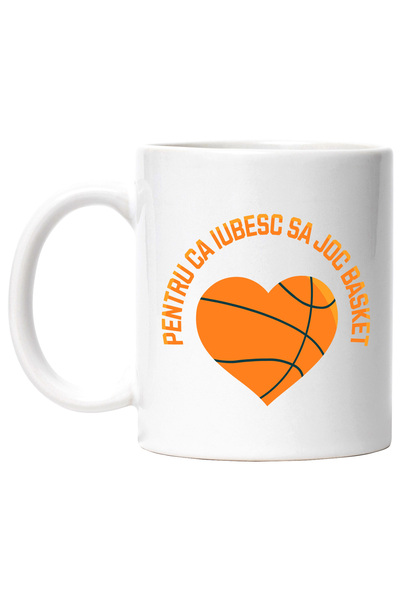 StoryGift Romania Cana Cu Inima Iubitorii De Sport Baschet Echipa Minge Sanat...