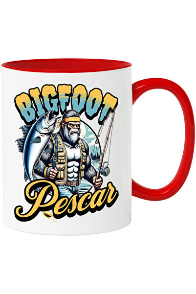 StoryGift Romania Cana Cu Gorila Maimuta Cu Bandana Si Vesta Pescuit Captura ...