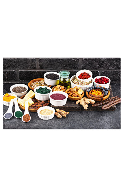 StoryGift Romania Tablou Canvas Superpudra Si Superalimente Pentru Nutritie S...