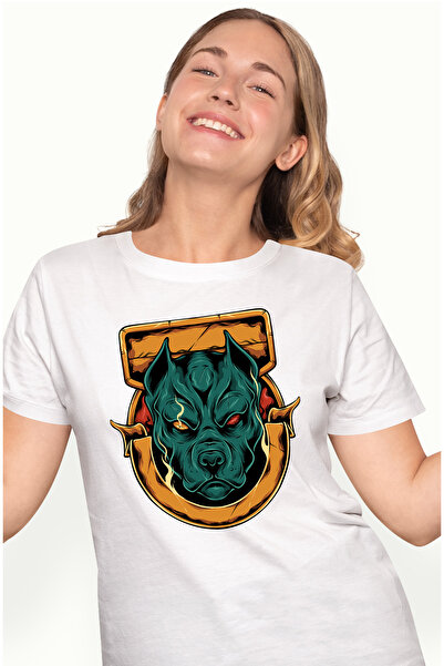 StoryGift Romania Tricou Femei Cu Emblema, Caine, Flacari, Demonic, Multicolo...