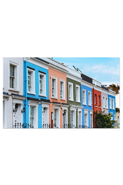 StoryGift Romania Tablou Canvas Case Colorate In Notting Hill Atractie, Londr...