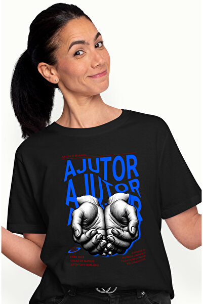 StoryGift Romania Tricou Femei Ajutor Si Speranta - Cere Si Ti Se Va Da, Cu I...