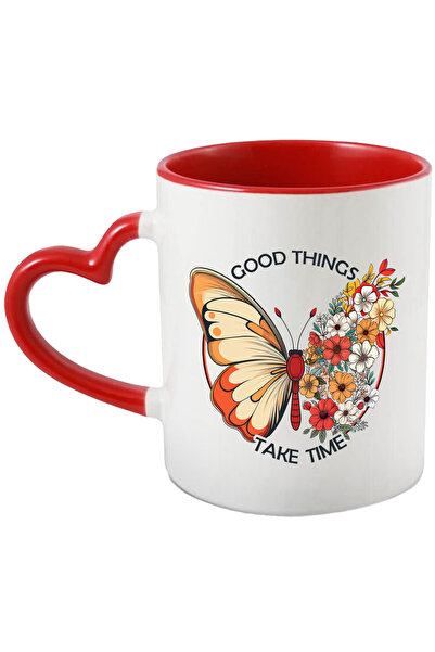 StoryGift Romania Cana Cu Mesajul "good Things Take Time", Ilustratie, Motiva...