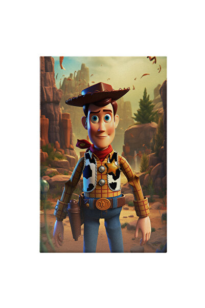 StoryGift Romania Tablou Canvas: Imaginea Unui Barbat Cowboy In Desert - Foto...