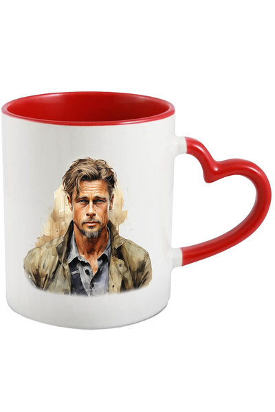 StoryGift Romania Cana Cu Brad Pitt, Actor Celebru, Camasa, Film, Multicolor ...