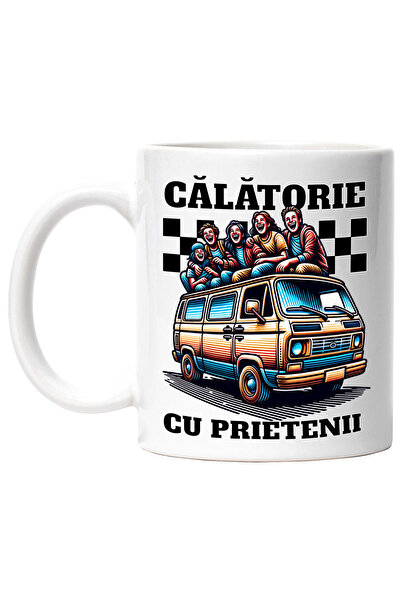 StoryGift Romania Cana Calatorie Cu Prietenii, Aventura, Camping , 330ml, Cer...