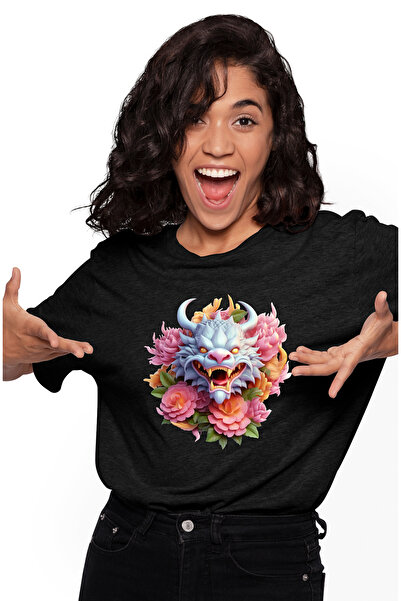 StoryGift Romania Tricou Femei Cu Un Dragon Chinezesc, Ilustratie, Anul Drago...