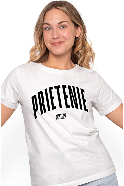 StoryGift Romania Tricou Femei Cuvantul Prietenie, Motivational, Self Help, I...