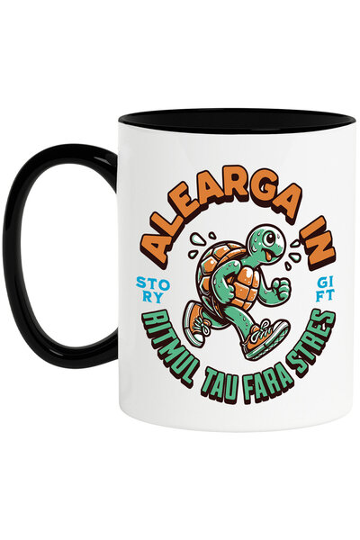 StoryGift Romania Cana Cu Broasca Testoasa Alergare Transpirare Oboseara Spor...